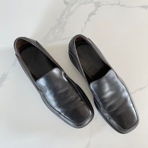 Salvatore Ferragamo Leather Slip-On Loafer Shoe
